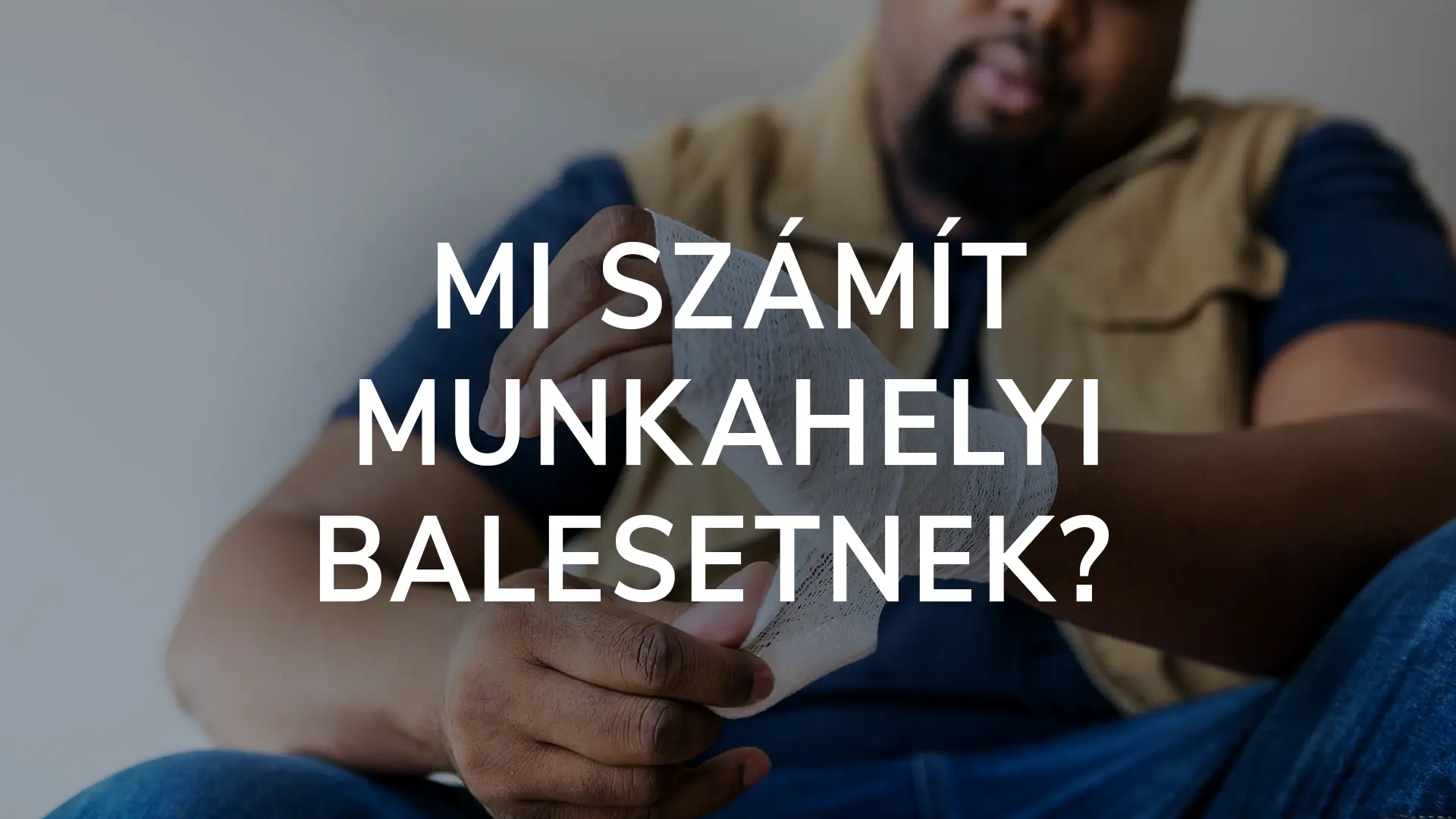 Munkahelyi baleset: Mi számít munkahelyi balesetnek?