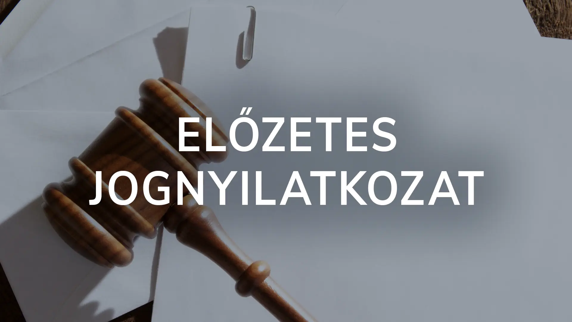 Előzetes jognyilatkozat a Ptk alapján, azok nyilvántartása