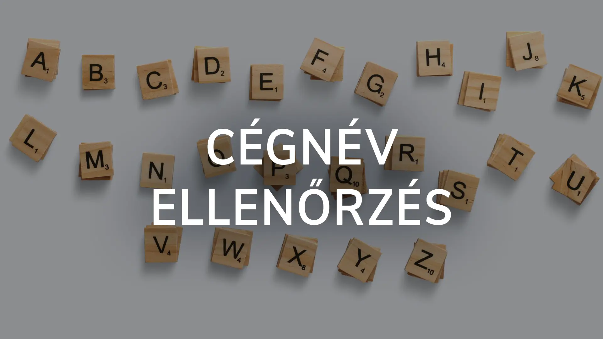 Cégnév ellenőrzés, cégnév választás szabályai