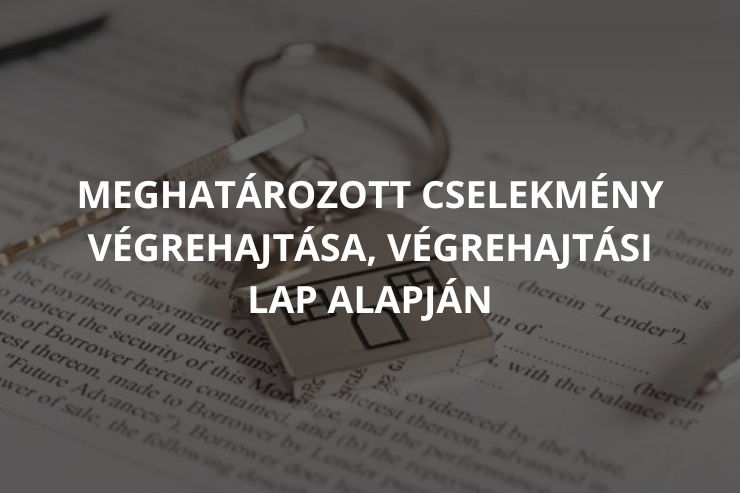 Meghatározott cselekmény végrehajtása